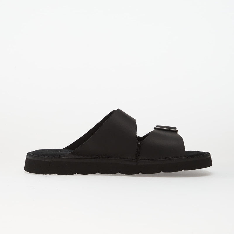 Clarks Solsbury Strap Black Leather