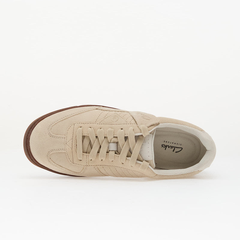 Clarks CraftRally Ace Off White Suede