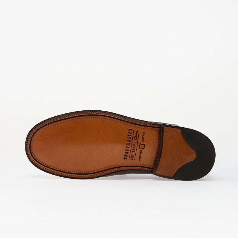 Clarks CraftJames Lo Brown Crocodile Leather