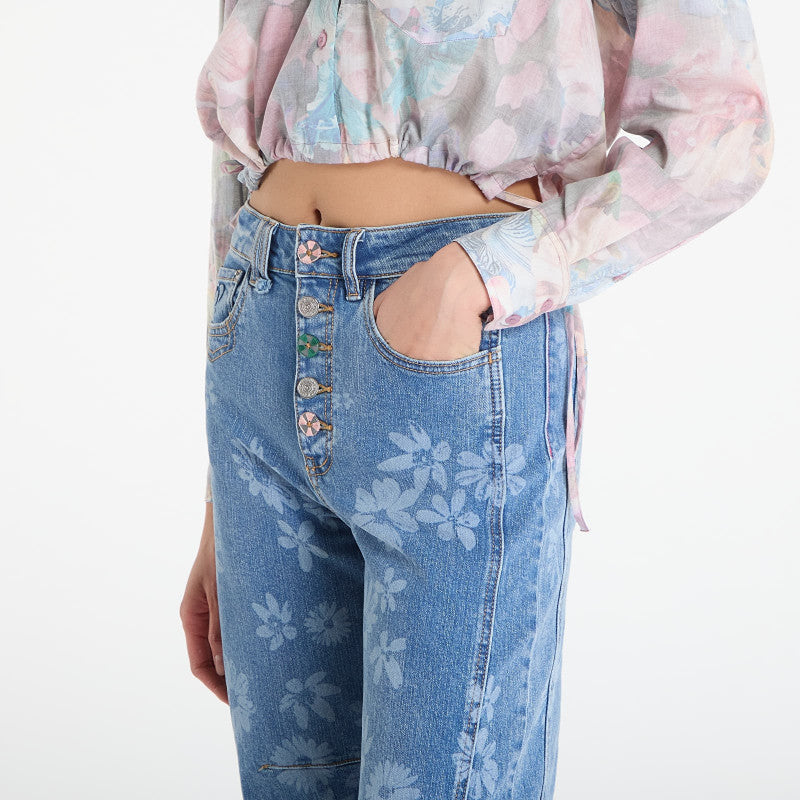 Jeansy Desigual Denim Maggi Denim Pants Blue
