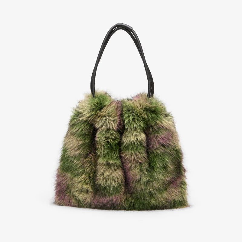 Desigual Camo Fur Lacroix Bag Green