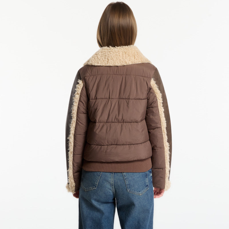 Desigual Parcella Coat Brown