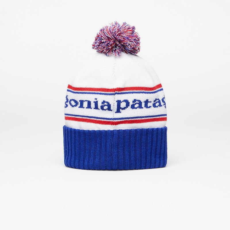 Patagonia Powder Town Beanie Blue/ White/ Red