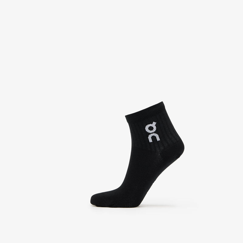 On Logo Sock Mid 3-Pack Black