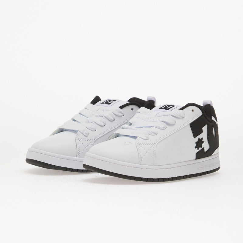 DC Court Graffik White/ Black/ Black