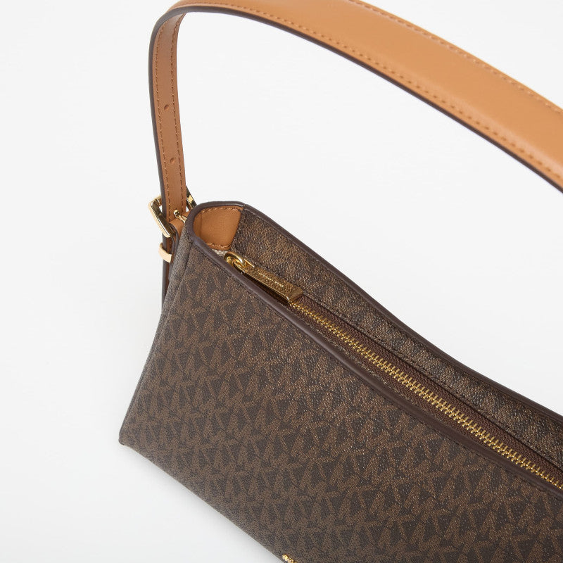 Michael Kors Md Pouchette Brown/ Acorn