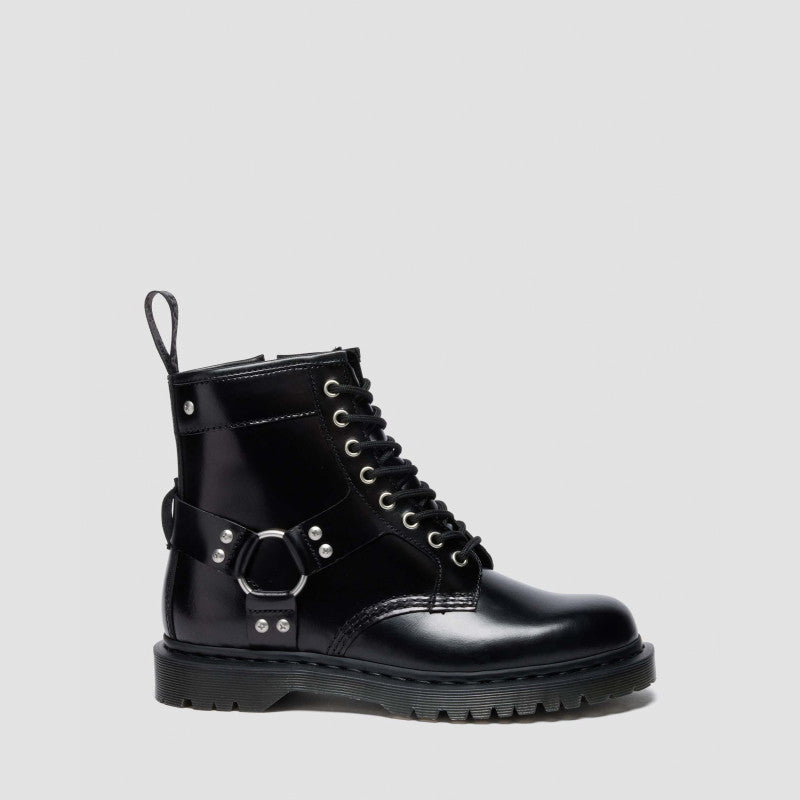 Dr. Martens 1460 Harness 8 Eye Boot Black Analine