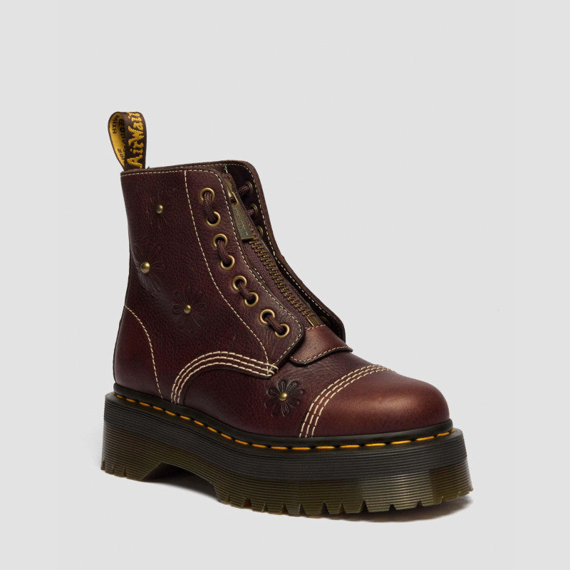 Dr. Martens SINCLAIR Flower Dark Brown Grizzly