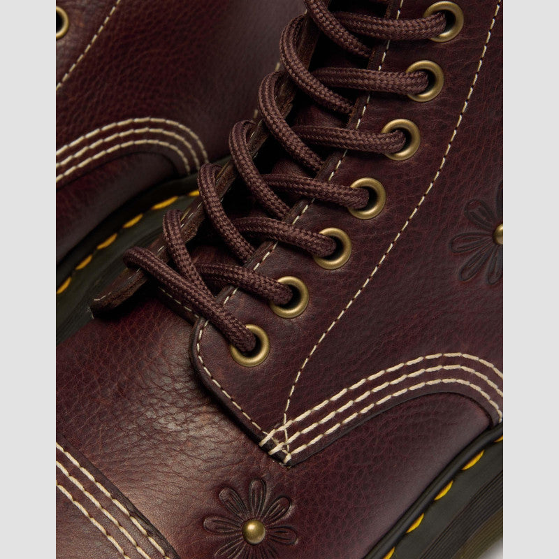 Dr. Martens SINCLAIR Flower Dark Brown Grizzly