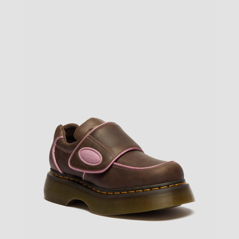 Dr. Martens BUZZ STRAP VELCRO Dark Brown Wyoming