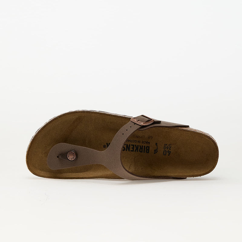 Birkenstock Gizeh Birko-Flor Birkibuc mocca