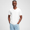 GAP Classic Vneck Tee Optic White