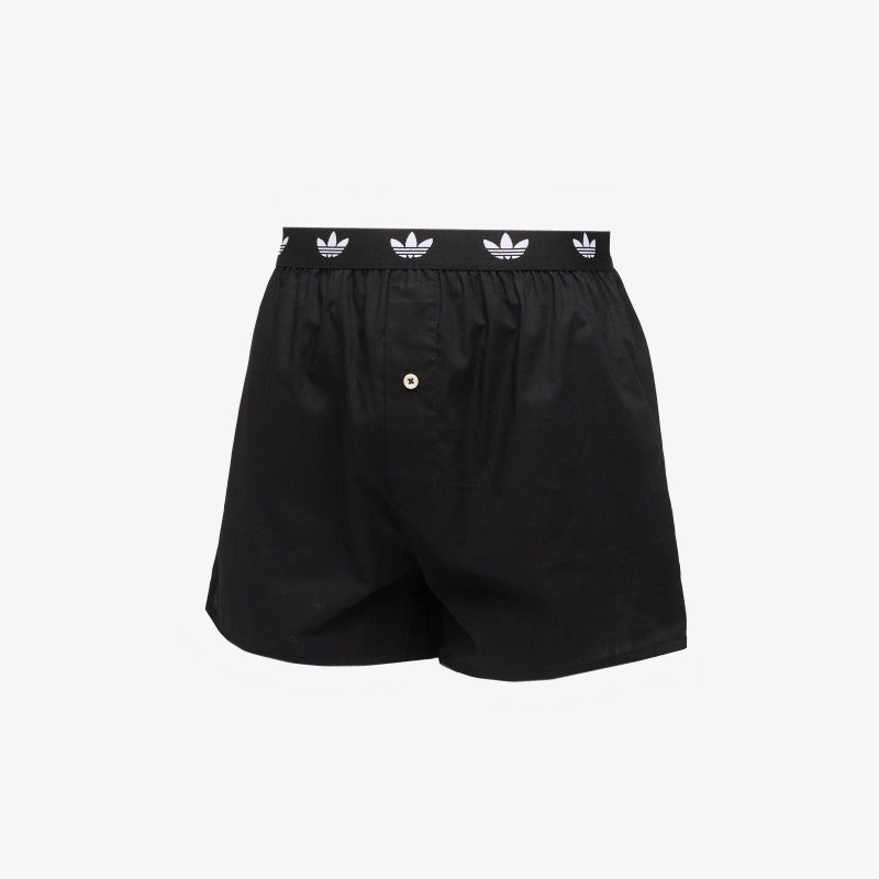 Bokserki adidas Woven Boxer 2-Pack Black/ White