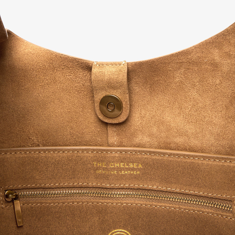 Kurt Geiger Chelsea Lg Slouch Hobo Tan