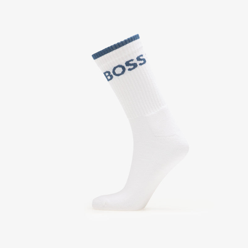 Hugo Boss 6-Pack QS Stripe Socks White