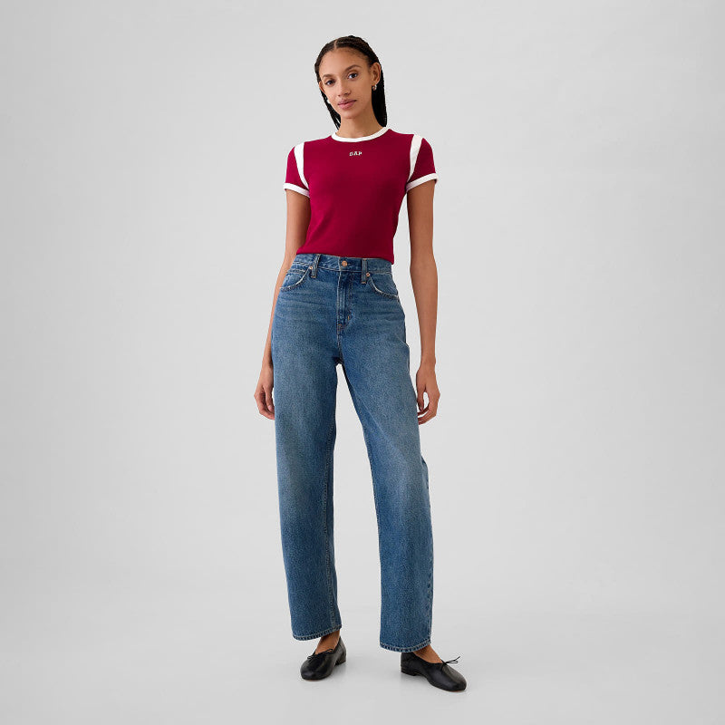 GAP Shortsleeve Logo Tee Beet Red