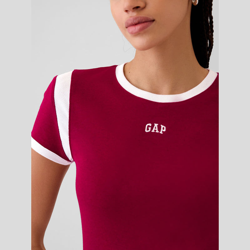 GAP Shortsleeve Logo Tee Beet Red