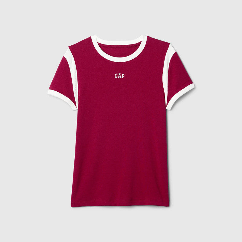 GAP Shortsleeve Logo Tee Beet Red
