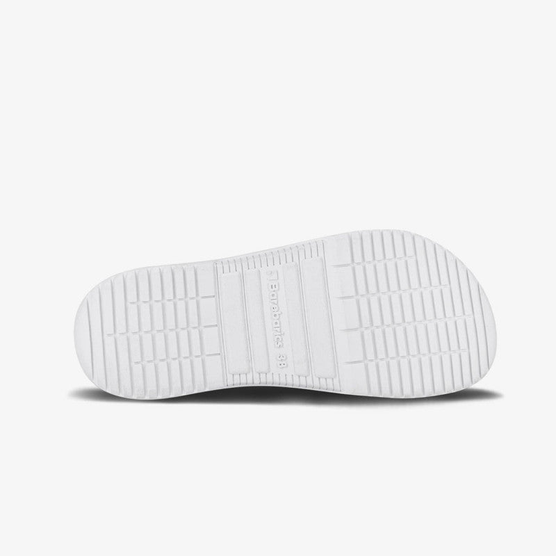 Barebarics Zing White & Light Grey Leather