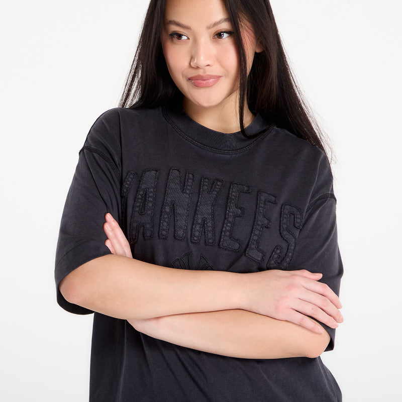 New Era MLB Washed Boxy Tee New York Yankees UNISEX Black