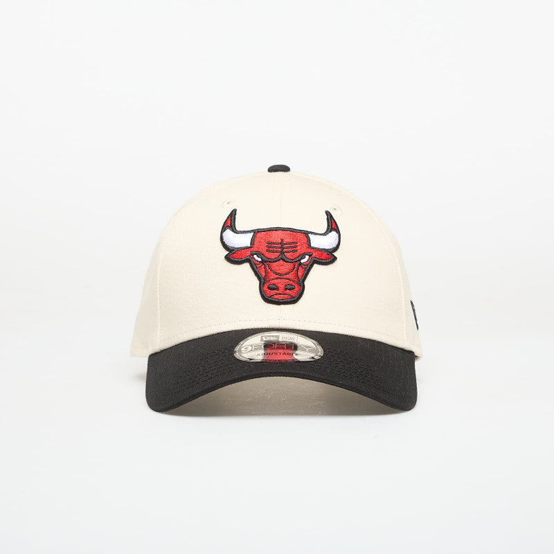New Era 9FORTY Chicago Bulls NBA Colourblock Light Cream/ Official Team Color