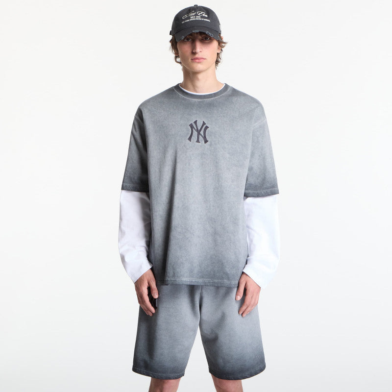 New Era MLB Washed Logo Tee New York Yankees UNISEX Black