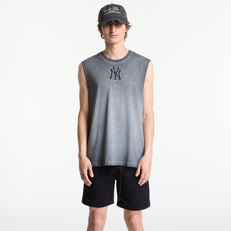 New Era MLB Washed Logo Sleeveless Tee New York Yankees UNISEX Black