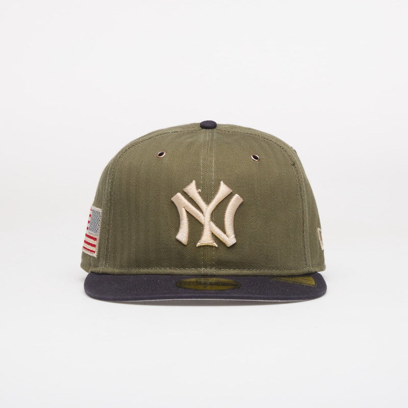 New Era 59FIFTY MLB American Herringbone New York Yankees Official Team Color 6