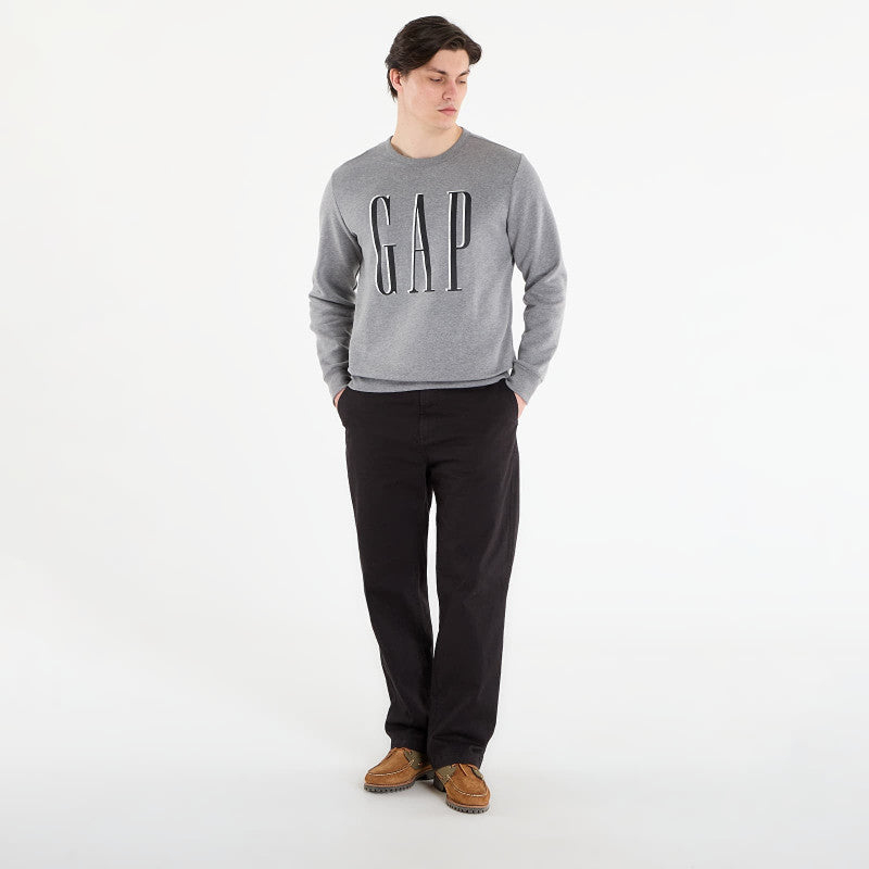 GAP V-Lw Db Fleece Heather Grey