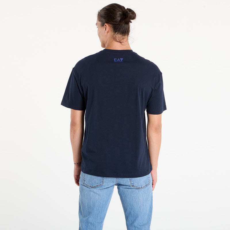EA7 Emporio Armani Train Logo Series M Tee Ss Log Armani Blue