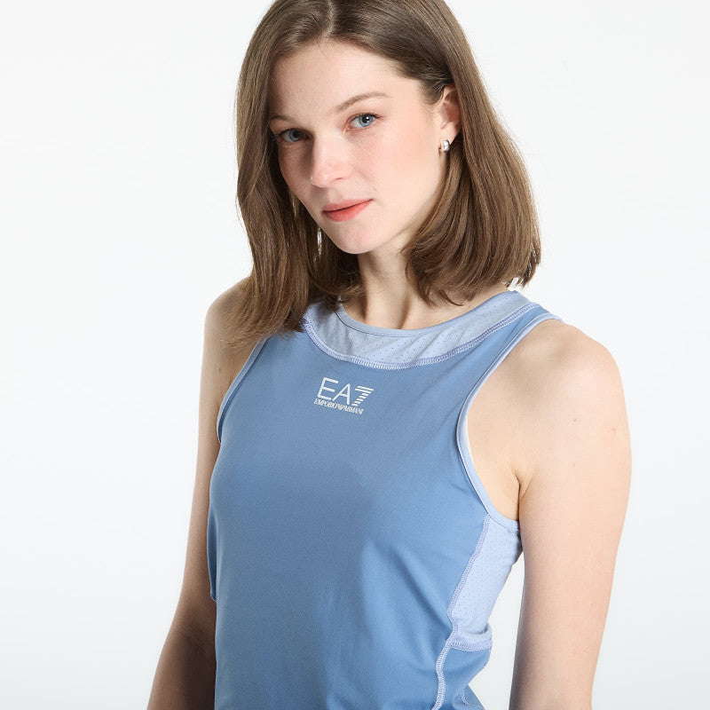 EA7 Emporio Armani Tennis Pro Tank Blue Horizon/ Zen Blue