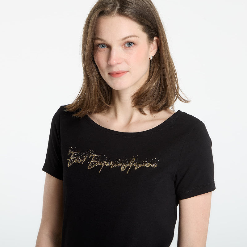 EA7 Emporio Armani Train Logo T-Shirt Black