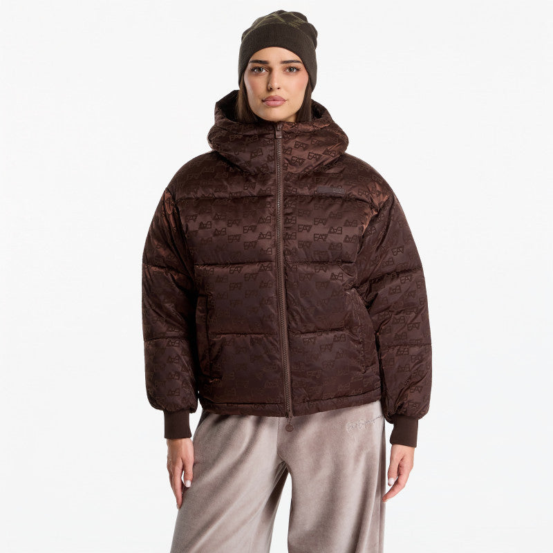 EA7 Emporio Armani Mountain Winter Jackets Wmns Bomb Fancy Chicory Coffee
