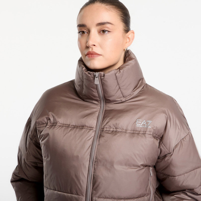 EA7 Emporio Armani Natural Ventus7 Wmns Padded Jacke Cinder
