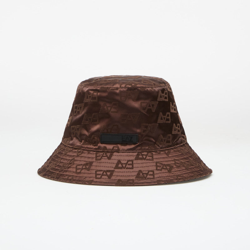 EA7 Emporio Armani Bucket Hat Brown Fancy 1
