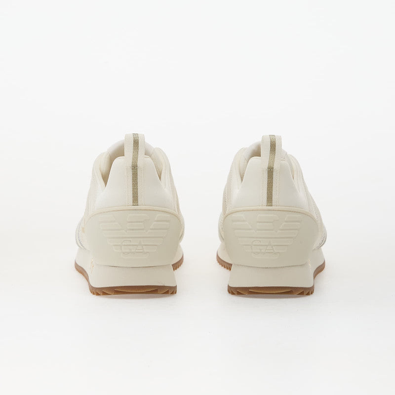 EA7 Emporio Armani Sneaker Blac Triple Off White/ Gold Logo/ Hon
