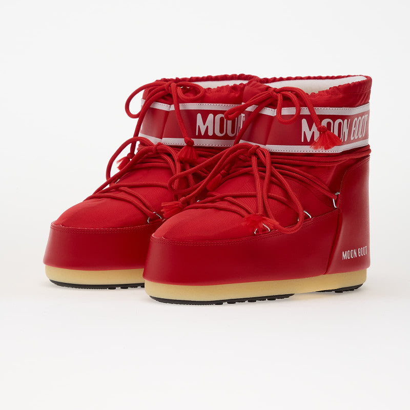 Moon Boot Icon Low Nylon Red