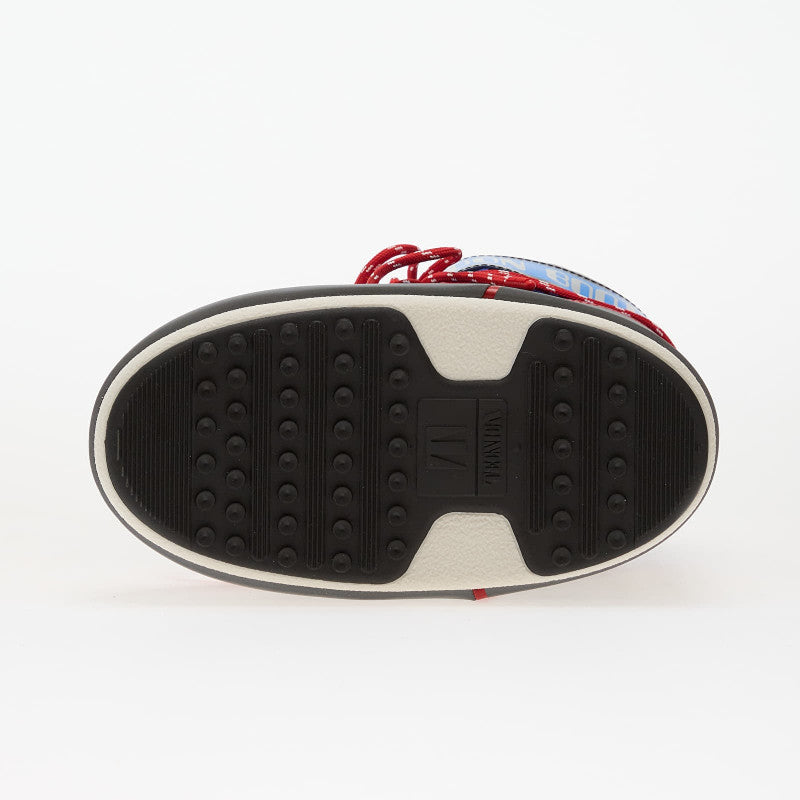 Moon Boot Icon Low Space Racing Silver/ Blue/ Red