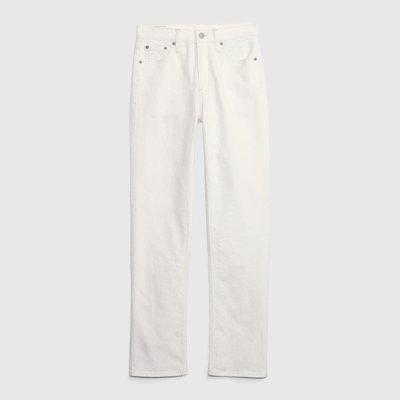 Jeansy GAP 90S Straight High Rise New Off White