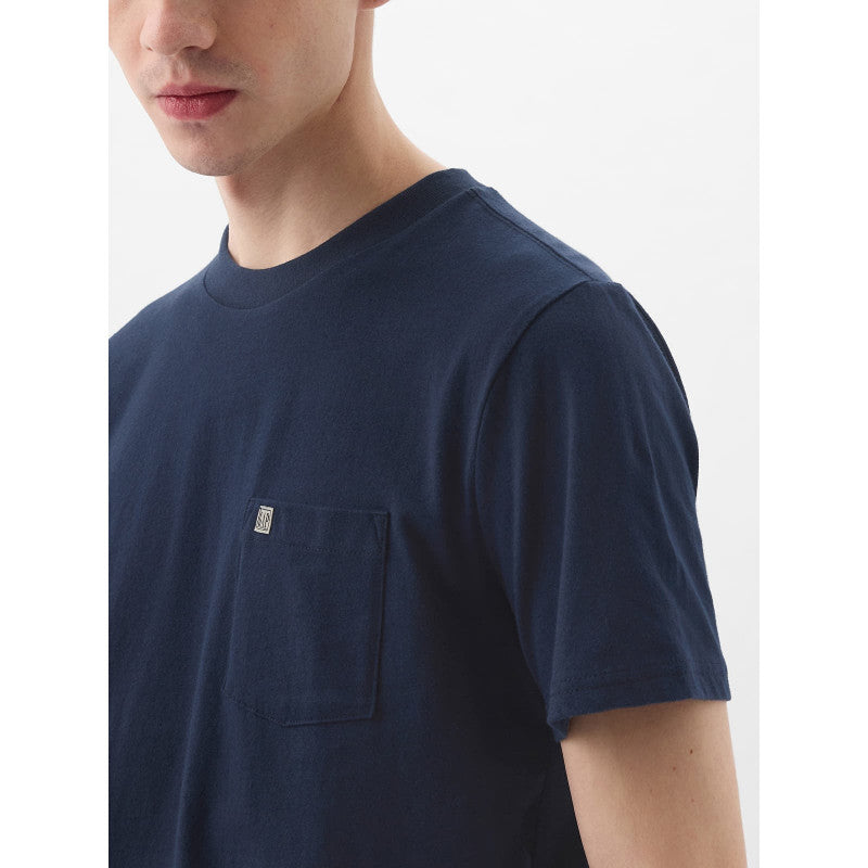 GAP Pocket Micro Logo Tee Tapestry Navy