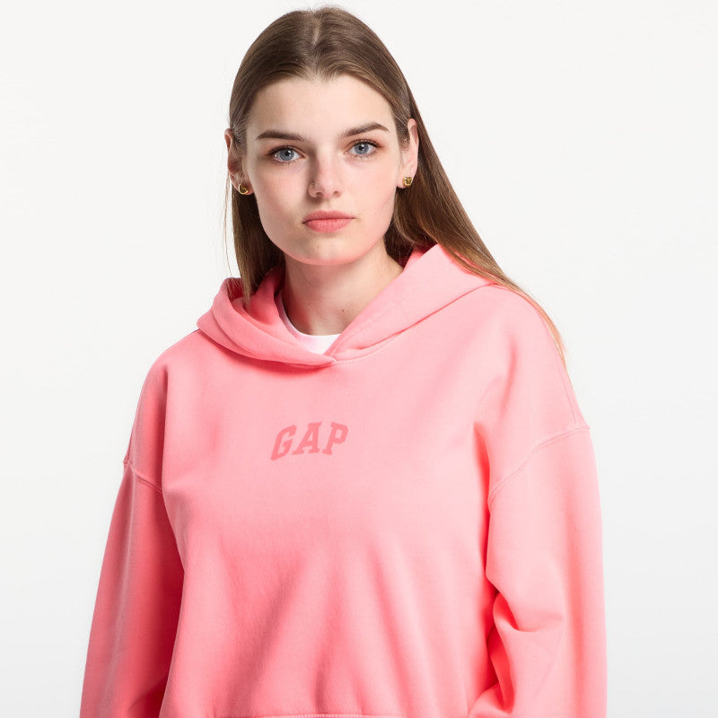 GAP Pg Cropped Po Hood Pink