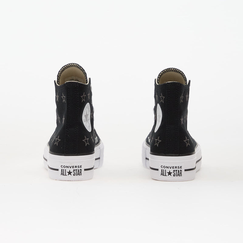 Converse Chuck Taylor All Star Lift Platform Celestial Hi Black/ Natural Ivory/ White