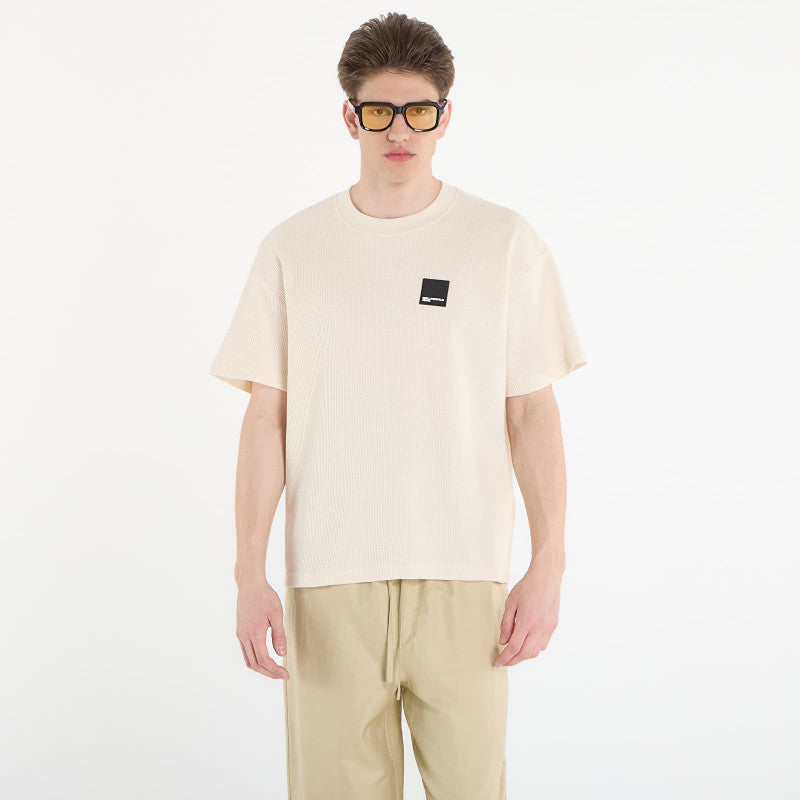 Karl Lagerfeld Jeans Reg Ss Waffle Tee Whitecap Grey