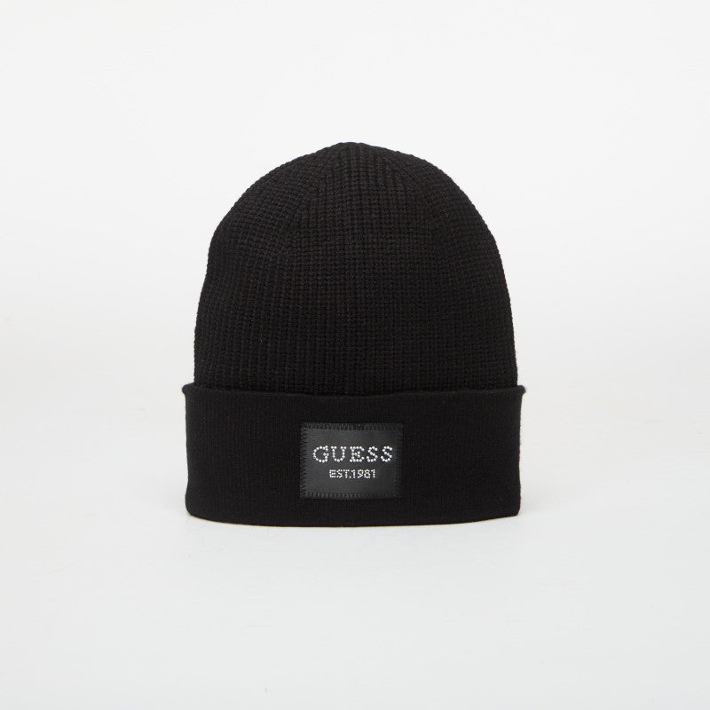 GUESS Knitted Beanie Black