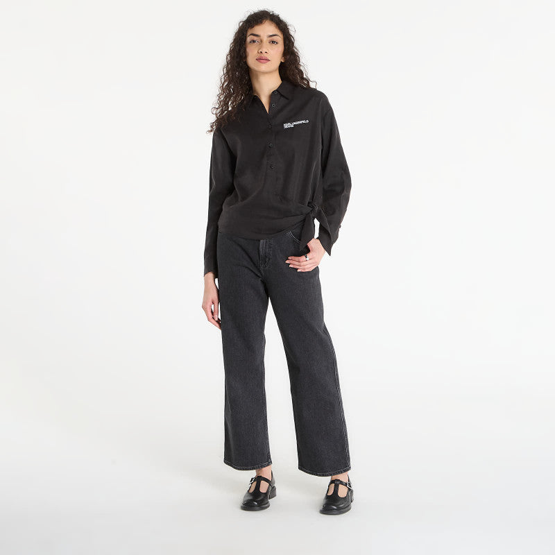 Koszula Karl Lagerfeld Jeans Tied Blouse Black
