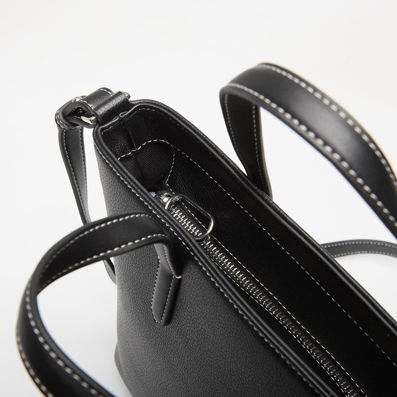 Karl Lagerfeld Jeans Metal Logo Mini Tote Black