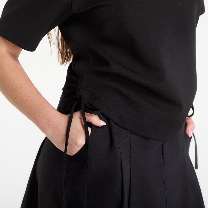 Karl Lagerfeld Jeans Reg Tie Detail Tee Black