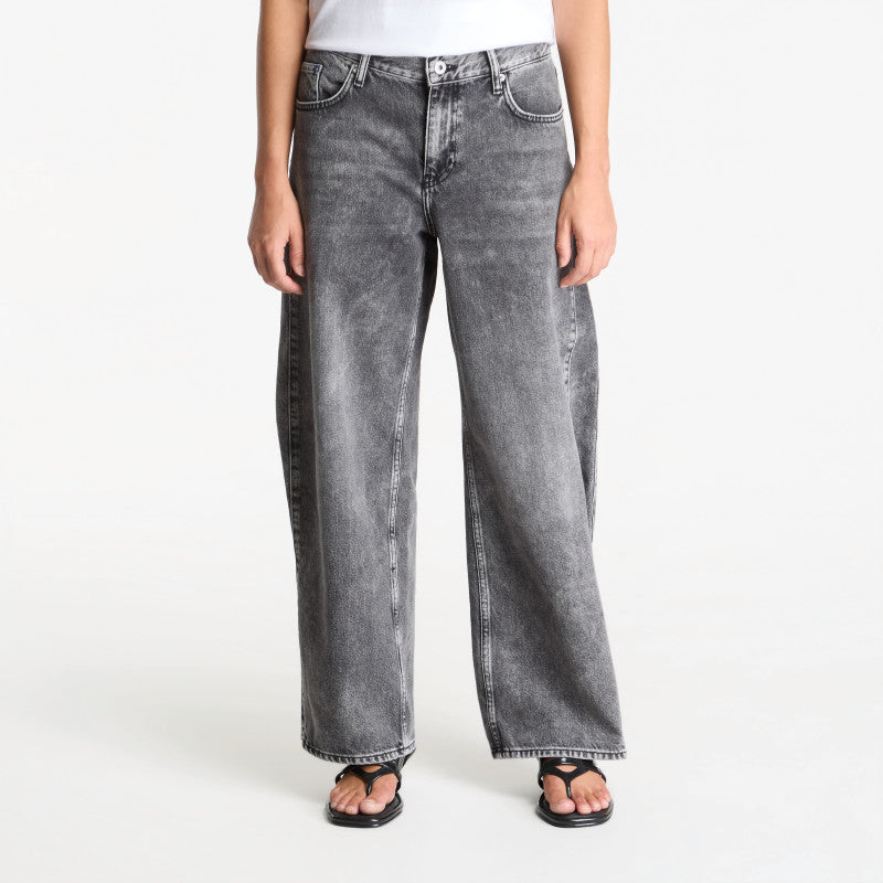Jeansy Karl Lagerfeld Jeans Lr Wide Leg Denim Acid Dark Grey