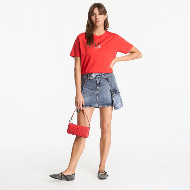 Karl Lagerfeld Jeans Reg K Logo Tee Iridescent
