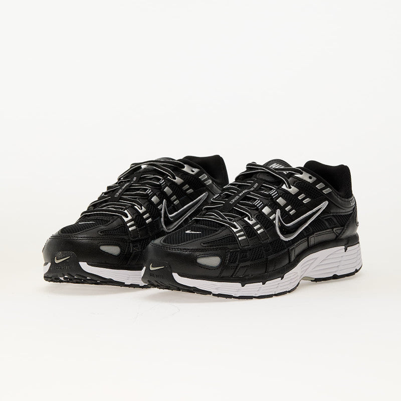 Nike P-6000 Black/ Black-White-Metallic Silver